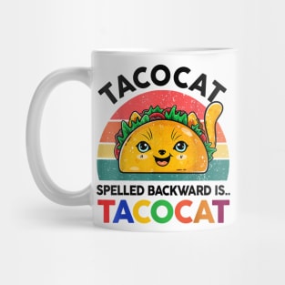 Taco Cat Kids Funny Shirt Cinco De Mayo Mexican Mug